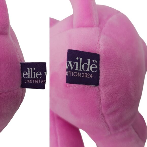 Ellie Wilde Limited Edition 2024 Kitty Cat Plush Stuffed Animal Toy Pink Purple - Picture 11 of 11